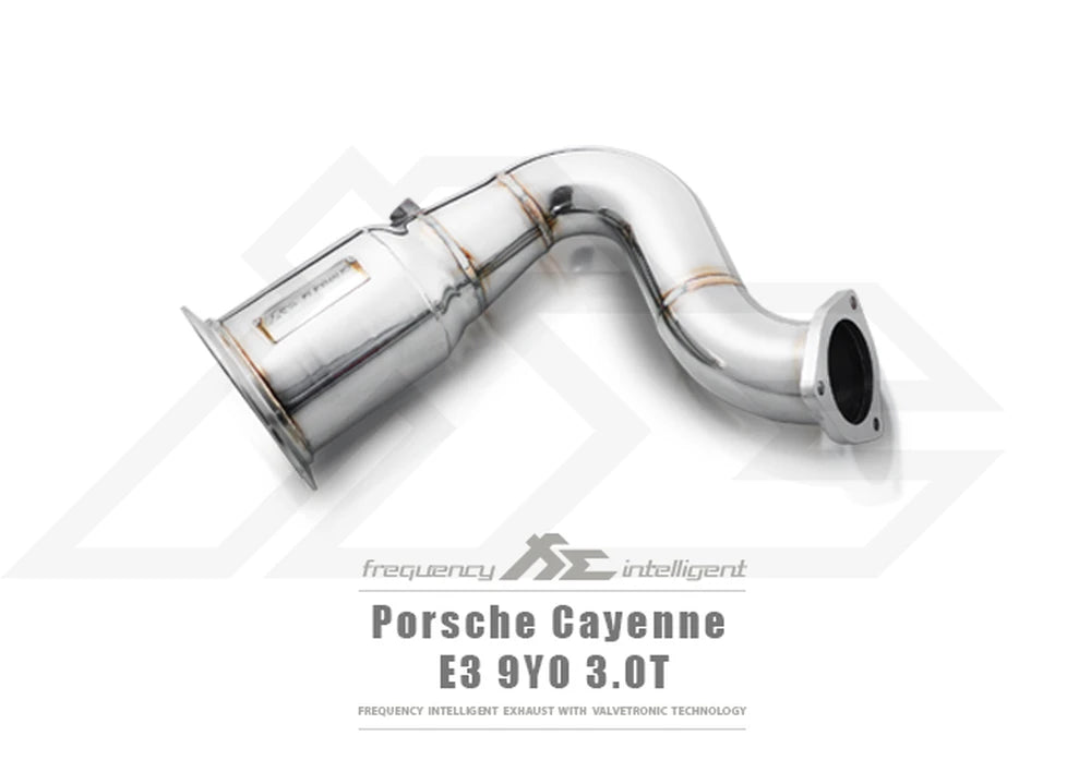 Porsche 9YA.1 / 9YA.2 Cayenne 3.0T Sport 200 Cell Downpipe With Ceramic Coating (Gold)