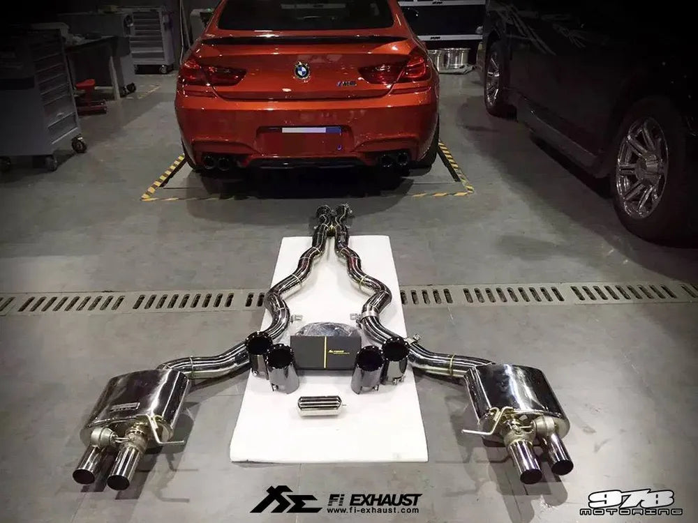 Bmw f06 m6 4.4tt s63b 44tu 2011 2018 valvetronic catback exhaust d