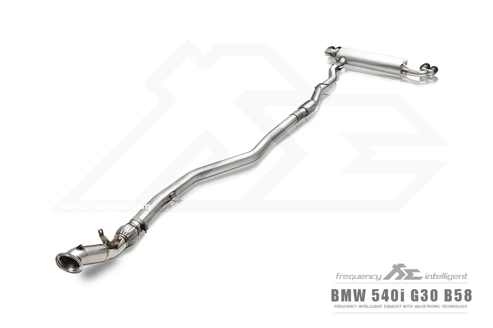 Bmw g30 540i 3.0t b58 2017 2023 valvetronic catback exhaust d