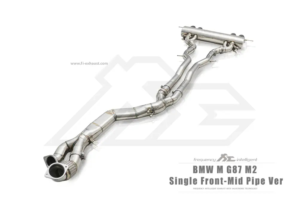 BMW G87 M2 Single Front Mid Pipe Valvetronic Catback Exhaust