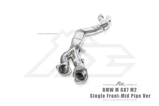 Bmw g87 m2 3.0tt s58 2022 single front mid pipe catback exhaust d