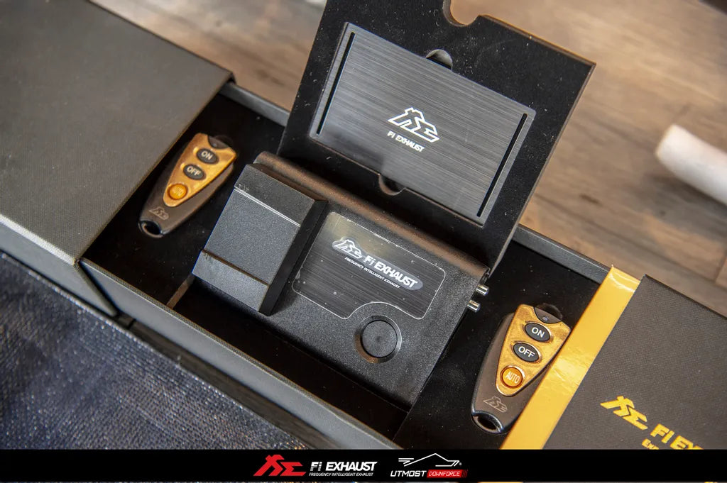 Ferrari F430 Coupe / Spider catback exhaust system with valvetronic technology for enhanced performance and sound. High-quality stainless steel construction for durability and style. Upgrade your Ferrari F430 Coupe / Spider with our aftermarket catback exhaust for a thrilling driving experience.