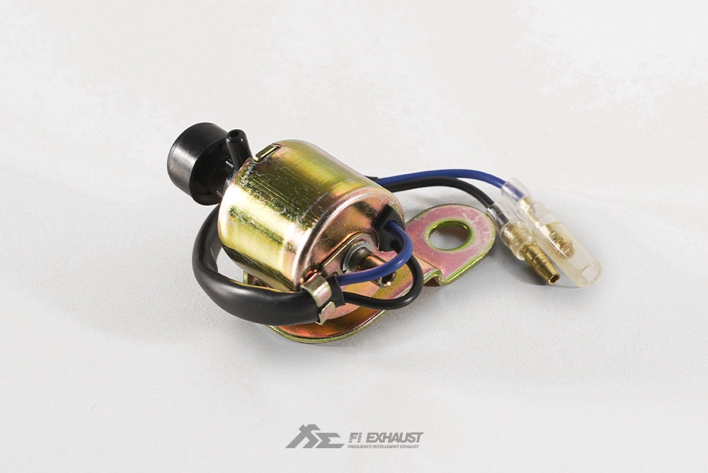 Compact solenoid valve for vacuum-actuated Fi EXHAUST valvetronic exhaust systems.