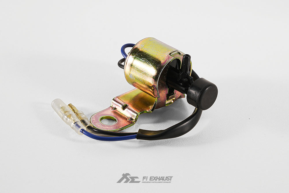 Compact solenoid valve for vacuum-actuated Fi EXHAUST valvetronic exhaust systems.