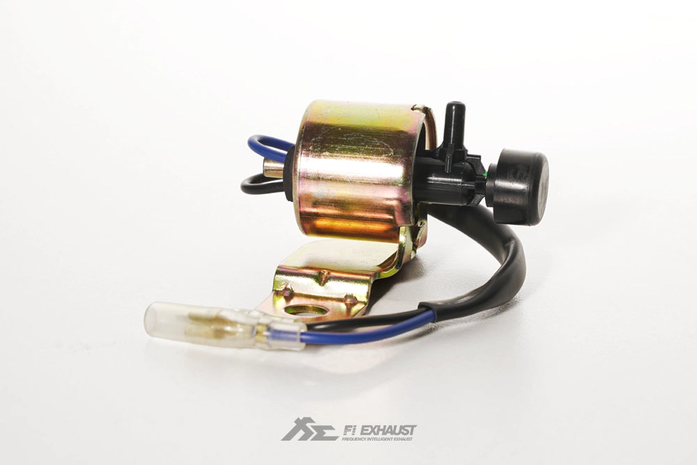 Compact solenoid valve for vacuum-actuated Fi EXHAUST valvetronic exhaust systems.