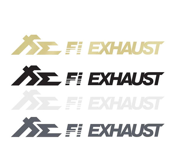 Fi EXHAUST Multi Color Car Sticker Set – Fi Shop
