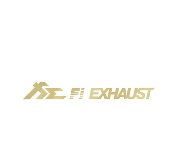 Fi EXHAUST Multi Color Car Sticker Set