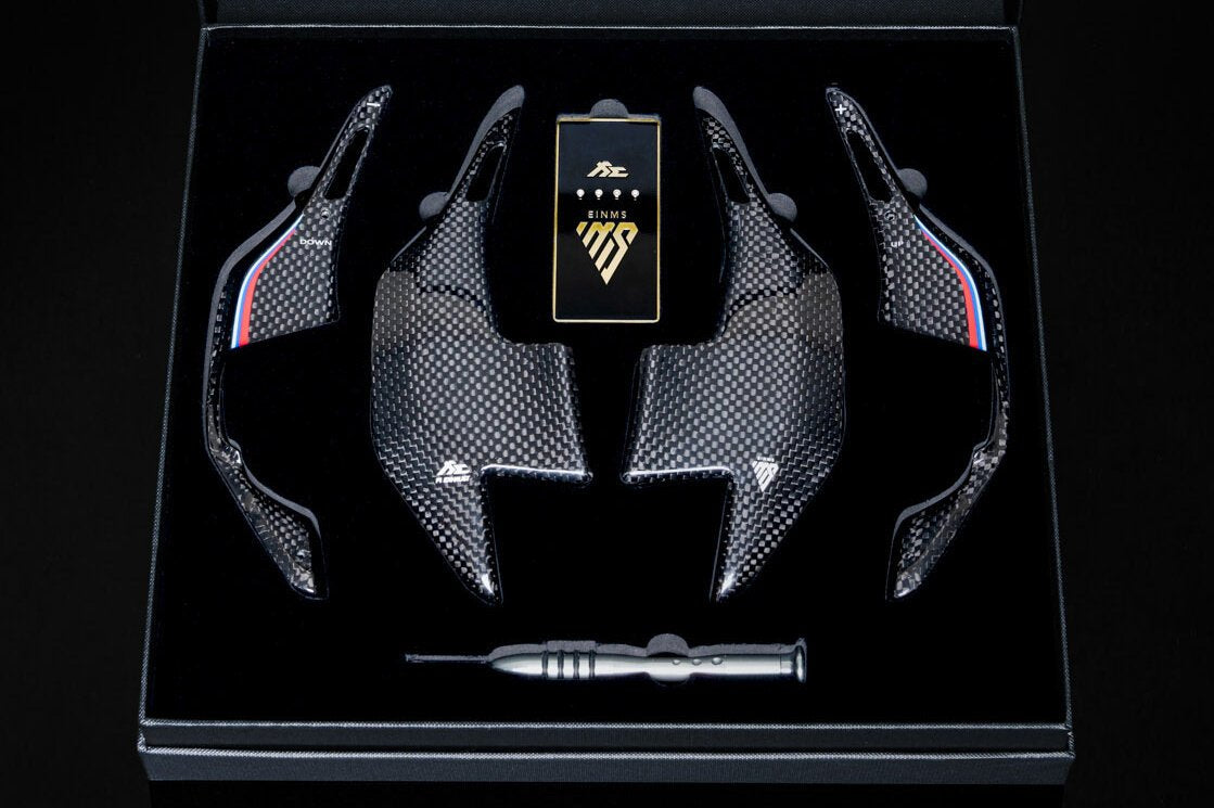 BMW G Series 1K Carbon Fiber M Color Paddle Shifter
