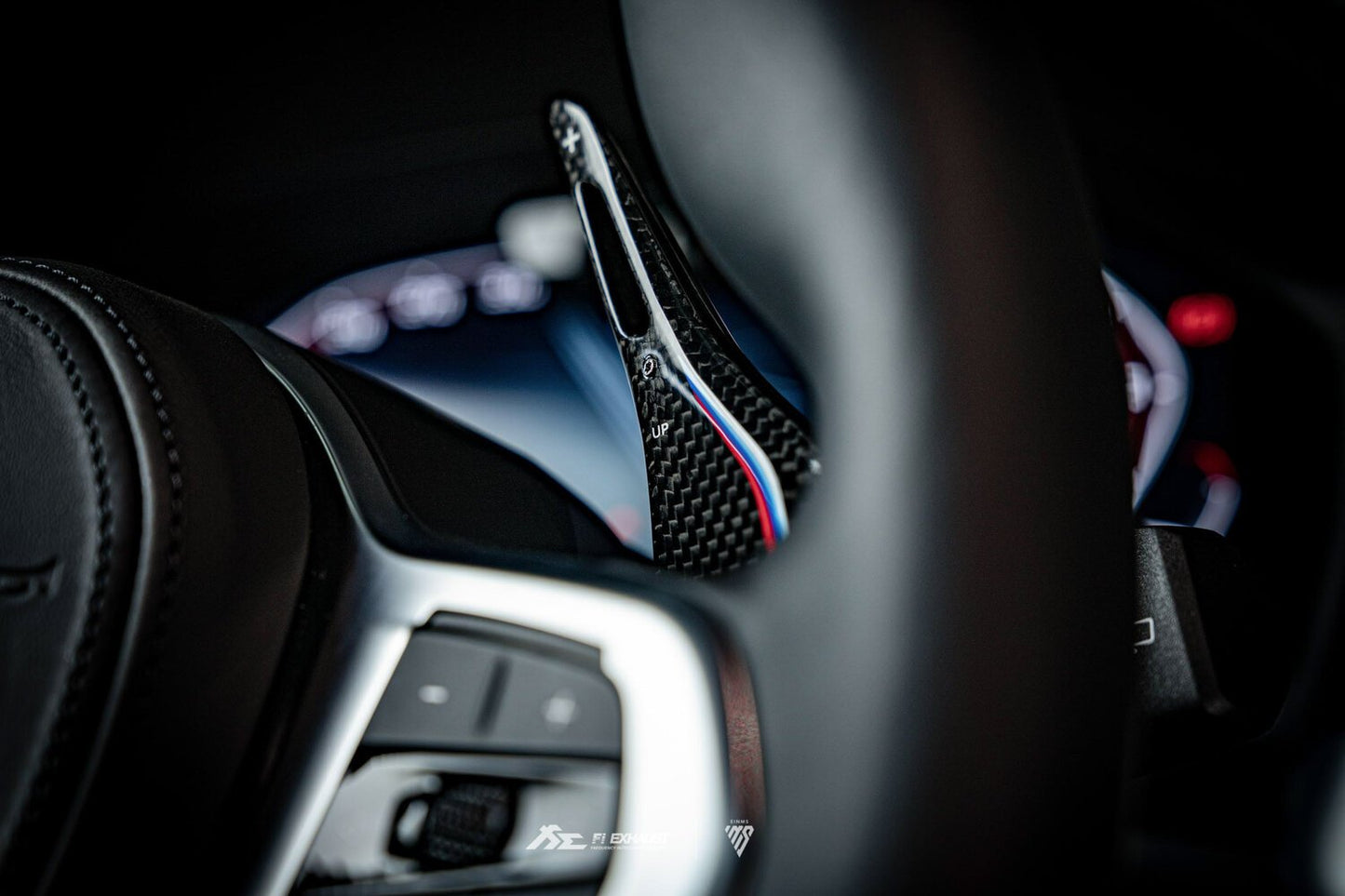 BMW G Series 1K Carbon Fiber M Color Paddle Shifter
