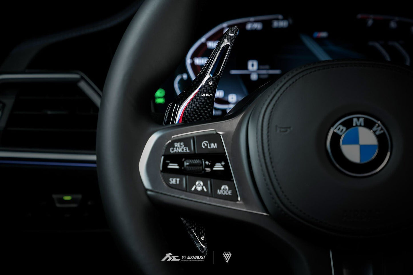 BMW G Series 1K Carbon Fiber M Color Paddle Shifter