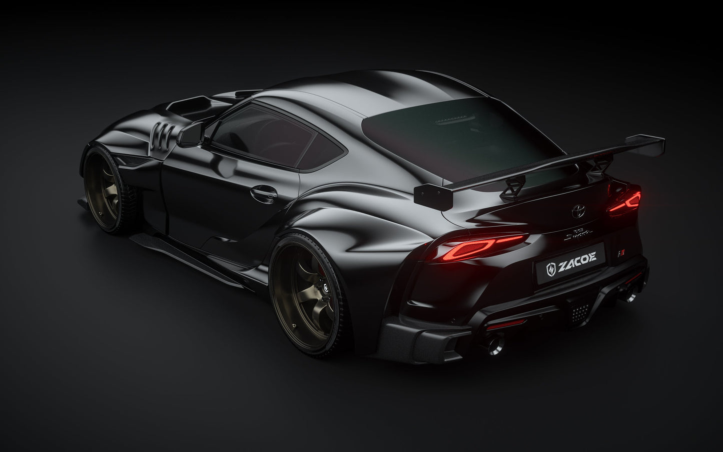 Carbon Fiber Rear Wing Toyota Mk5 Supra 3.0T