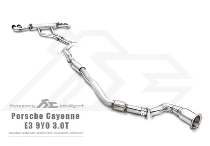 Porsche 9YA.1 / 9YA.2 Cayenne 3.0T Valvetronic Catback Exhaust