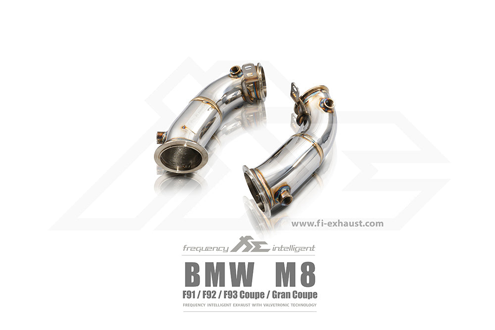 BMW F91/F92/F93 M8 | 4.4TT S63 | 2019+ Catless Downpipe Ceramic Coating (Gold)