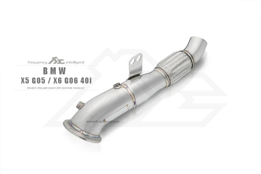 Bmw g05 x5 g06 x6 40i 3.0t b58 2019 catless downpipe