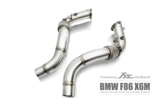 Bmw x6m f86 x5m f85 model s63b 44t2 v8 twinturbo 2015 2019 catless downpipe