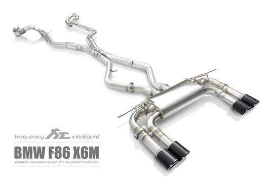 Bmw x6m f86 x5m f85 model s63b 44t2 v8 twinturbo 2015 2019 valvetronic catback exhaust d