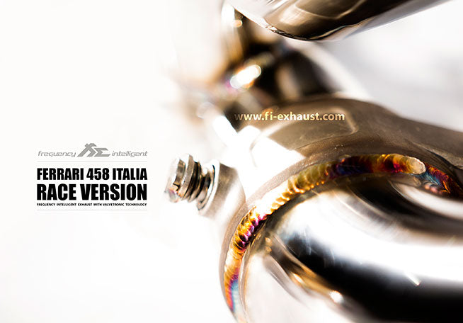 Ferrari 458 Italia/spyder | Race Version | 2010-2015 Valvetronic Muffler Exhaust