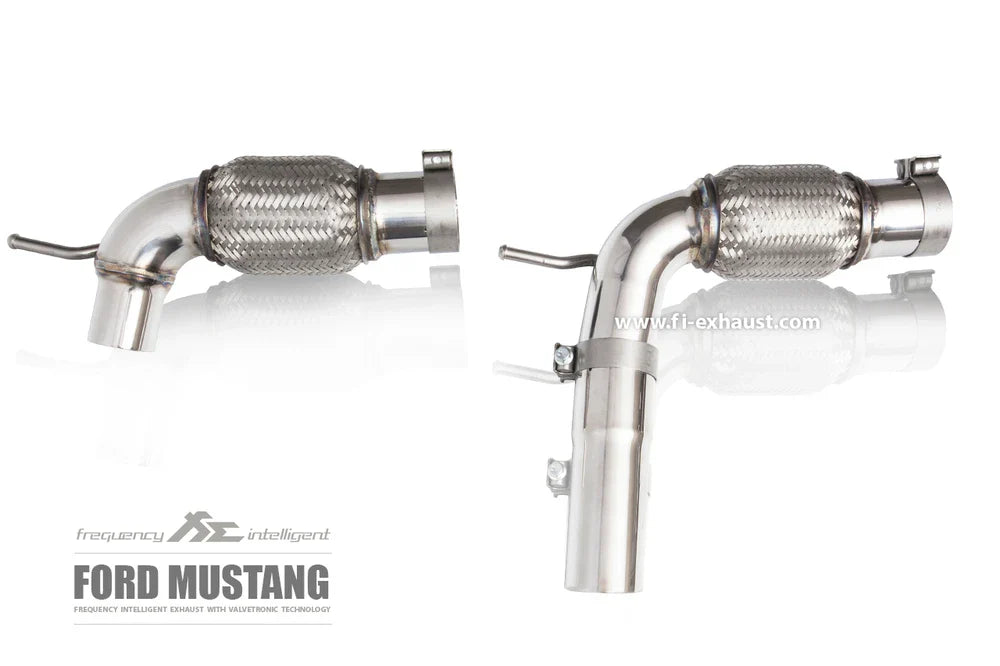 Ford mustang mk6 2.3t ecoboost dual tips 2015 catless downpipe