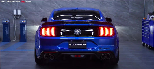 Ford mustang mk6 2.3t ecoboost quad tips 2015 valvetronic catback exhaust d