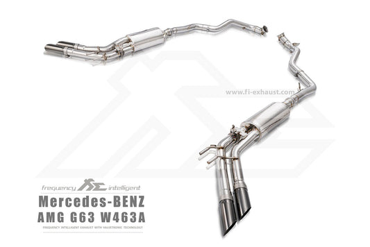 Mercedes Benz W463A Amg G63 4.0Tt M177 Quad Tips 2018 Valvetronic Muffler