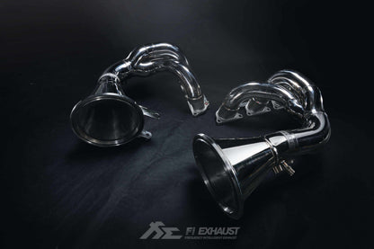 Stainless steel catless headers for  Porsche 992 GT3/RS  Enhance performance and exhaust flow for increased horsepower and torque. Track-ready upgrade for your  Porsche 992 GT3/RS .