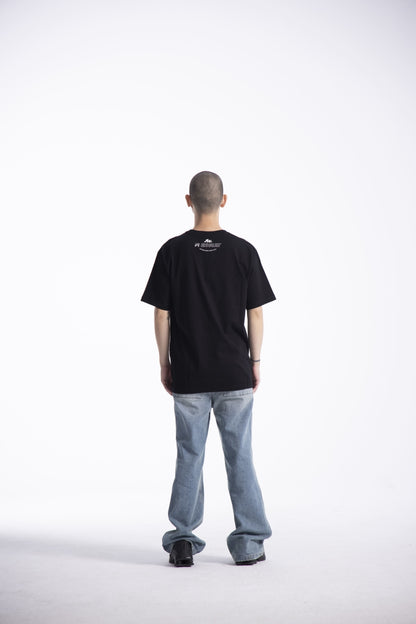 "Space Mods" Black Heavyweight Crew Neck T-Shirt [Limited Ed.]
