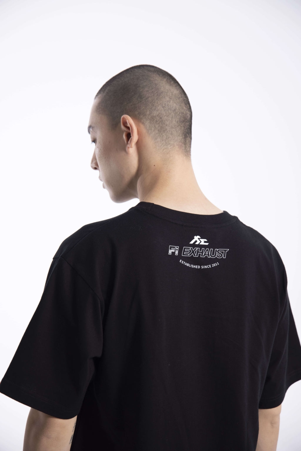 "Outer Space" Black Heavyweight Crew Neck T-Shirt [Limited Ed.]