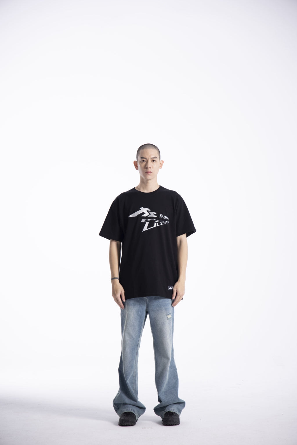 Reflected Wave (Silver)" Heavyweight Crew Neck T-Shirt [Limited Ed.]