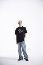 Load image into Gallery viewer, Reflected Wave (Silver)&quot; Heavyweight Crew Neck T-Shirt [Limited Ed.]
