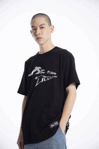 Reflected Wave (Silver)" Heavyweight Crew Neck T-Shirt [Limited Ed.]