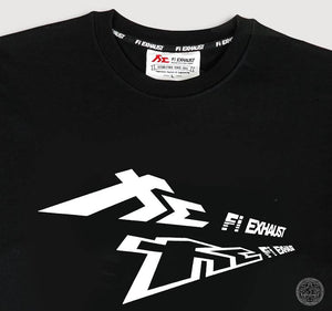 "Reflected Wave (White)" Heavyweight Crew Neck T-Shirt [Limited Ed.]