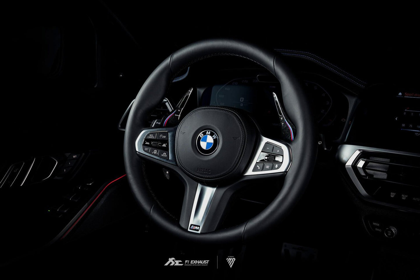 BMW G Series Forged Carbon M Color Paddle Shifter