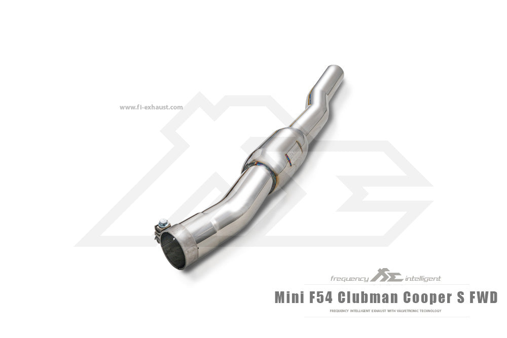 Mini F54 Clubman Cooper S FWD  catback exhaust system with valvetronic technology for enhanced performance and sound. High-quality stainless steel construction for durability and style. Upgrade your  Mini F54 Clubman Cooper S FWD  with our aftermarket catback exhaust for a thrilling driving experience.